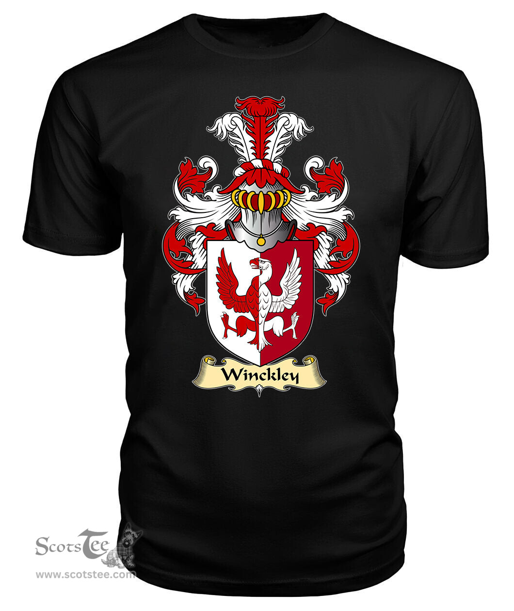 ScotsTee Winckley Coat Of Arms Family Crest England V23 T Shirt