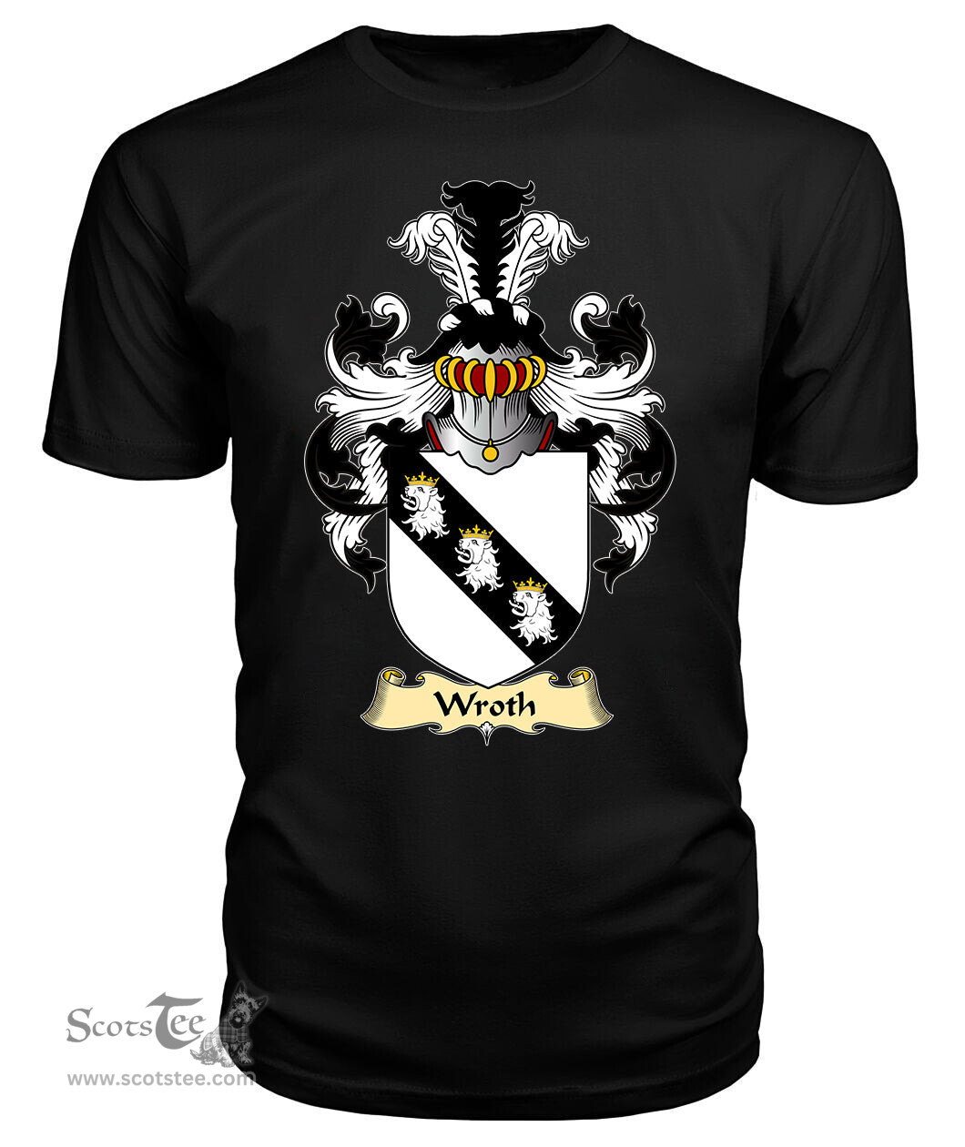 ScotsTee Wroth Coat Of Arms Family Crest England V23 T Shirt