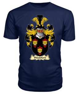 ScotsTee Woodford Coat Of Arms Family Crest England V23 T Shirt