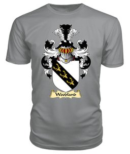 ScotsTee Woodland Coat Of Arms Family Crest England V23 T Shirt