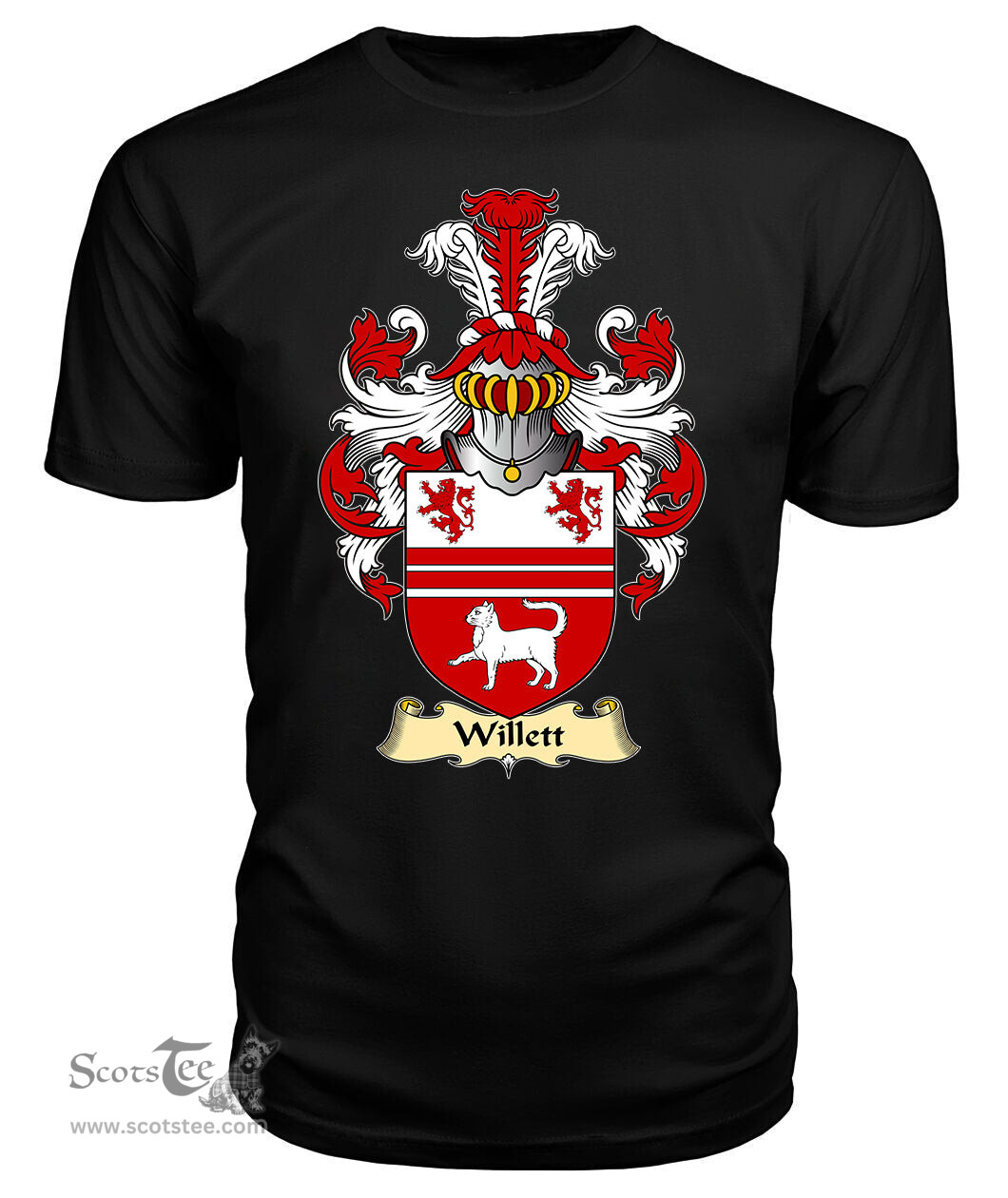 ScotsTee Willet Coat Of Arms Family Crest England V23 T Shirt