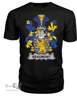 ScotsTee Beaumont Coat Of Arms Family Crest Fighting Irish III T Shirt