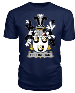 ScotsTee Bellingham Coat Of Arms Family Crest Fighting Irish III T Shirt
