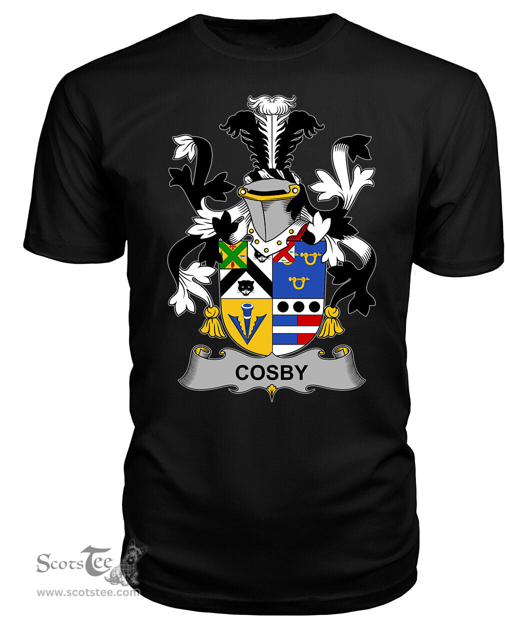 ScotsTee Cosby (Lord Sydney) Coat Of Arms Family Crest Fighting Irish III T Shirt