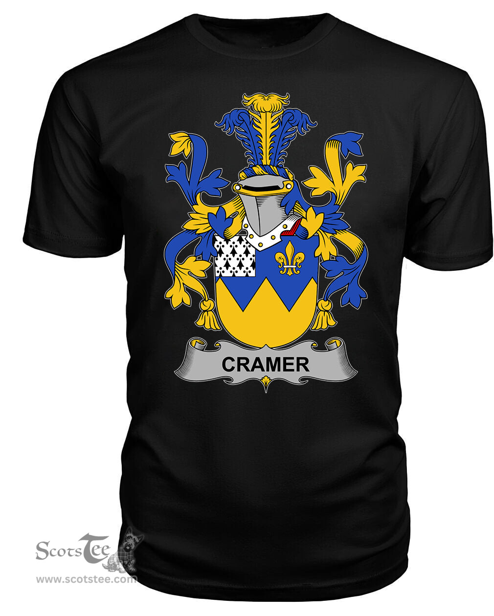 ScotsTee Cramer Coat Of Arms Family Crest Fighting Irish III T Shirt