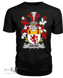 ScotsTee Bryne or Brinn Coat Of Arms Family Crest Fighting Irish III T Shirt