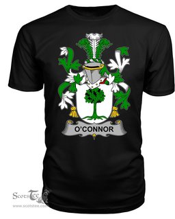 ScotsTee Connor or O'Connor (Don) Coat Of Arms Family Crest Fighting Irish III T Shirt