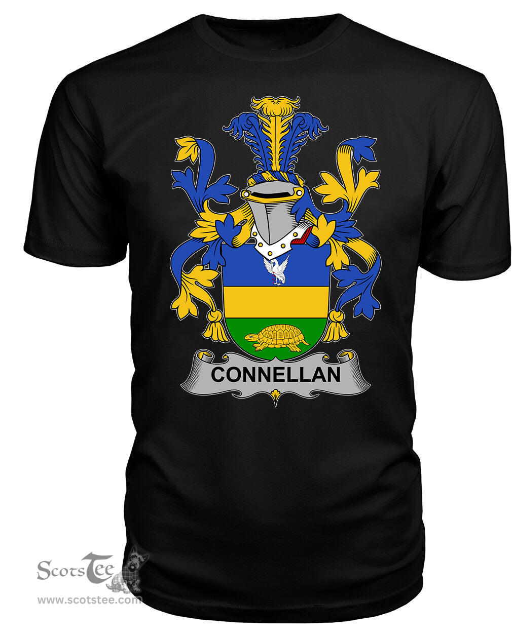 ScotsTee Connellan or O'Connellan Coat Of Arms Family Crest Fighting Irish III T Shirt