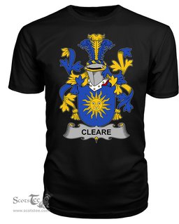 ScotsTee Cleare Coat Of Arms Family Crest Fighting Irish III T Shirt