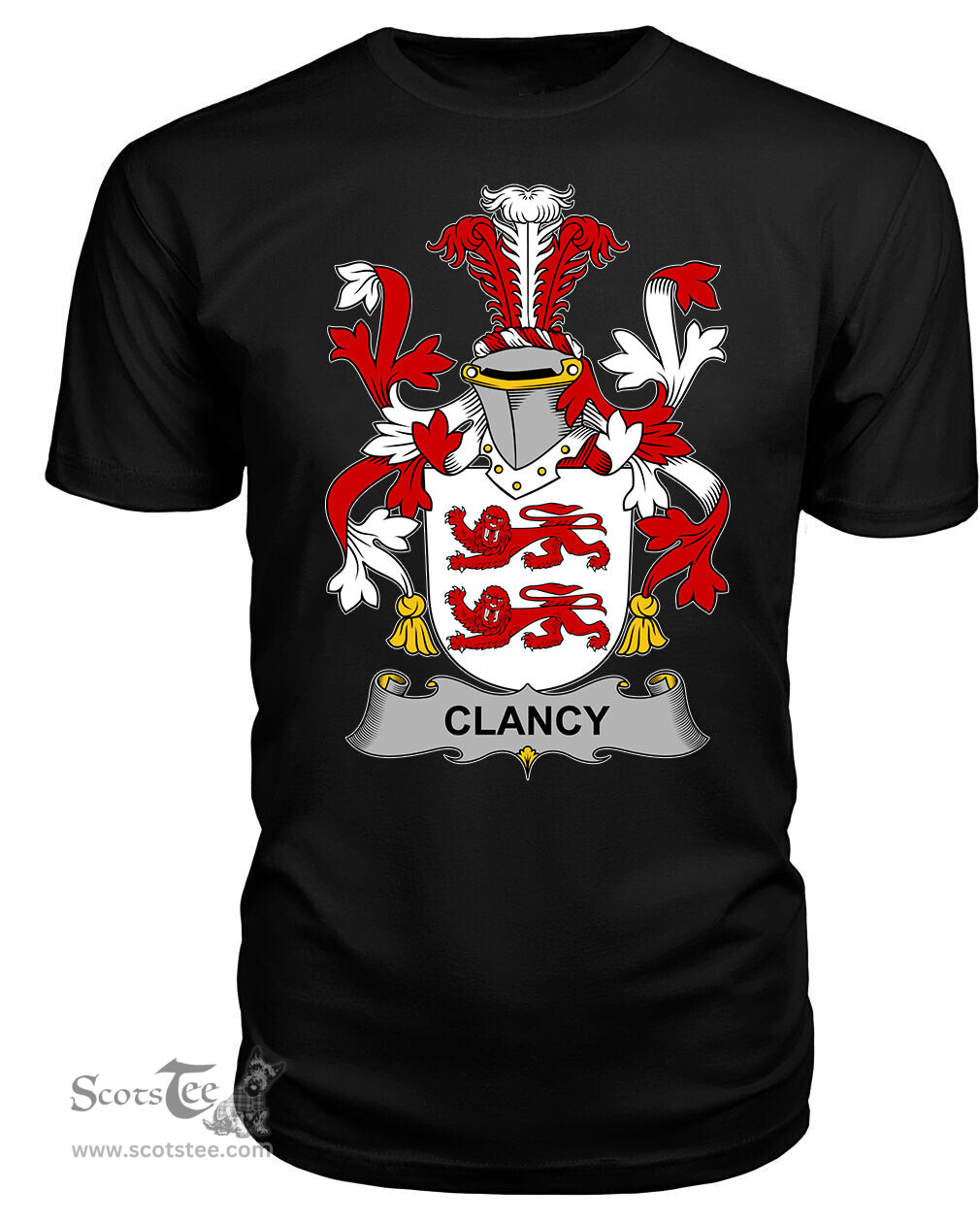 ScotsTee Clancy or McClancy Coat Of Arms Family Crest Fighting Irish III T Shirt