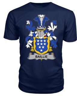 ScotsTee Baillie Coat Of Arms Family Crest Fighting Irish III T Shirt