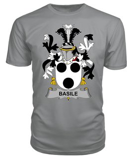 ScotsTee Basile Coat Of Arms Family Crest Fighting Irish III T Shirt