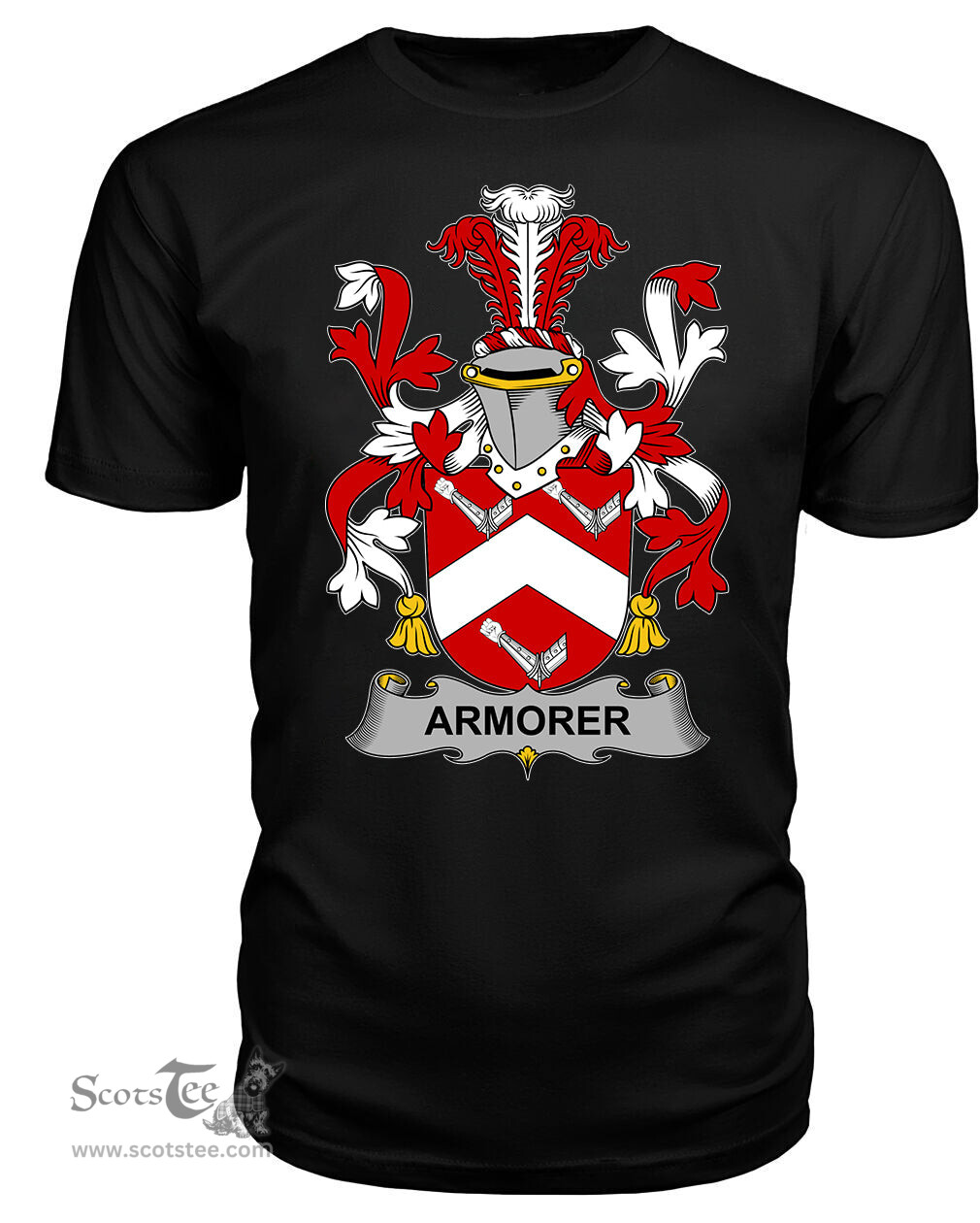 ScotsTee Armorer Coat Of Arms Family Crest Fighting Irish III T Shirt
