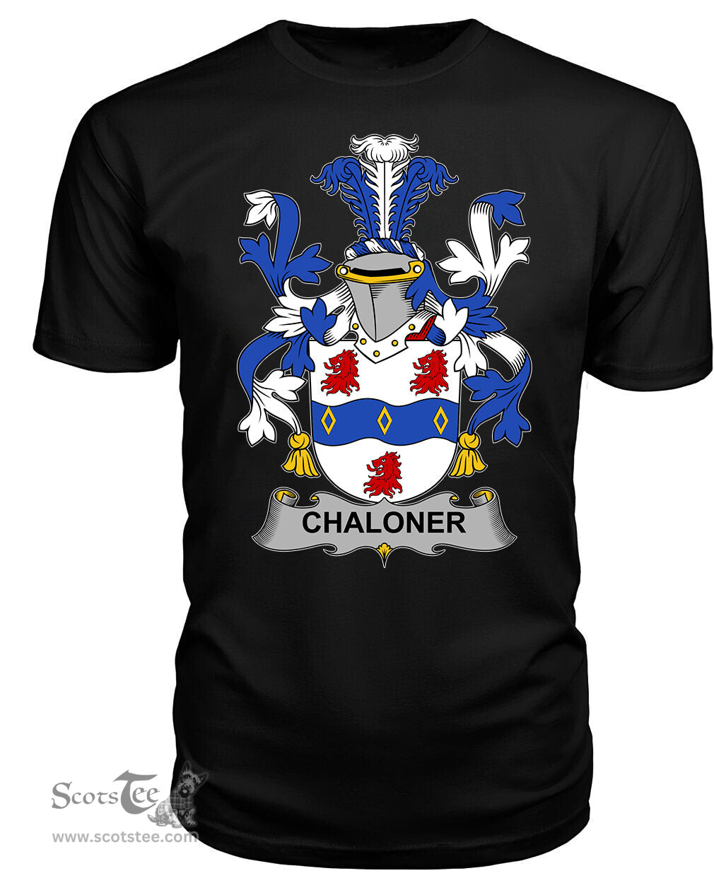 ScotsTee Chaloner Coat Of Arms Family Crest Fighting Irish III T Shirt