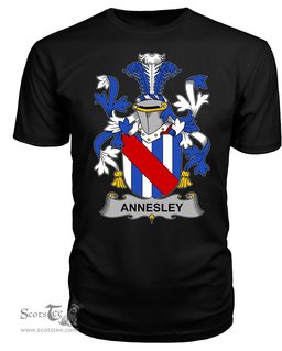 ScotsTee Annesley Coat Of Arms Family Crest Fighting Irish III T Shirt