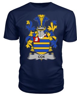 ScotsTee Cox Coat Of Arms Family Crest Fighting Irish III T Shirt