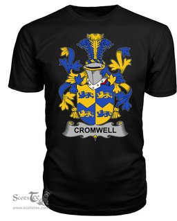ScotsTee Cromwell Coat Of Arms Family Crest Fighting Irish III T Shirt