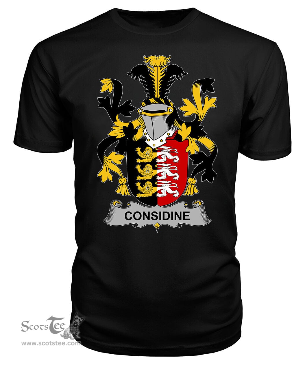 ScotsTee Considine or McConsidine Coat Of Arms Family Crest Fighting Irish III T Shirt
