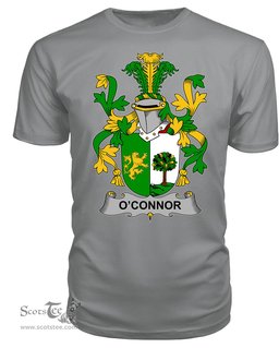 ScotsTee Connor or O'Connor (Sligo) Coat Of Arms Family Crest Fighting Irish III T Shirt