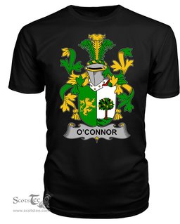 ScotsTee Connor or O'Connor (Sligo) Coat Of Arms Family Crest Fighting Irish III T Shirt