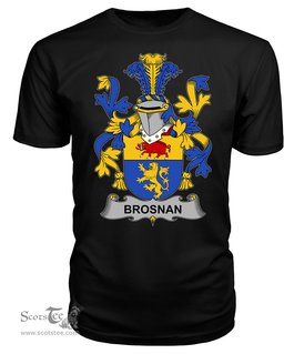 ScotsTee Brosnan or O'Brosnan Coat Of Arms Family Crest Fighting Irish III T Shirt