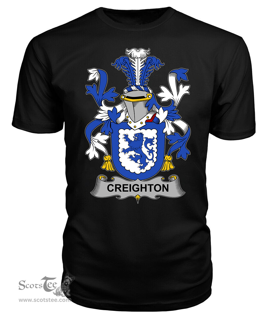 ScotsTee Creighton Coat Of Arms Family Crest Fighting Irish III T Shirt