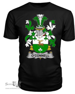 ScotsTee Connell or O'Connell Coat Of Arms Family Crest Fighting Irish III T Shirt