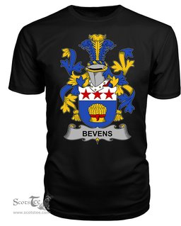 ScotsTee Bevens Coat Of Arms Family Crest Fighting Irish III T Shirt