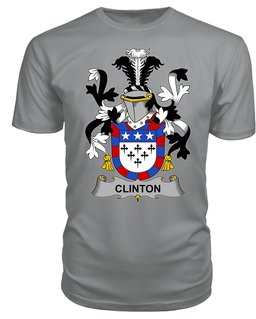 ScotsTee Clinton Coat Of Arms Family Crest Fighting Irish III T Shirt