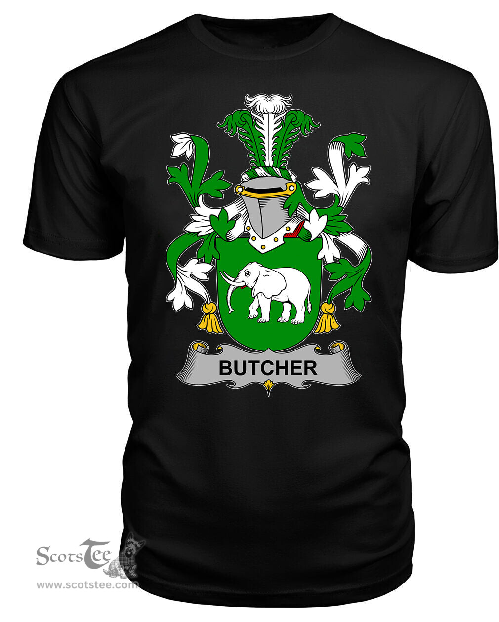 ScotsTee Butcher Coat Of Arms Family Crest Fighting Irish III T Shirt