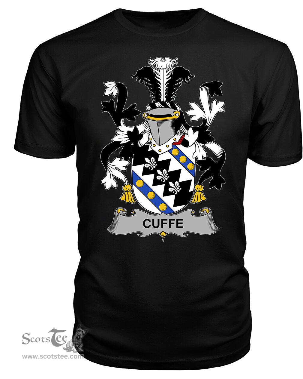 ScotsTee Cuffe Coat Of Arms Family Crest Fighting Irish III T Shirt