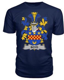 ScotsTee Boyd (of Danson) Coat Of Arms Family Crest Fighting Irish III T Shirt