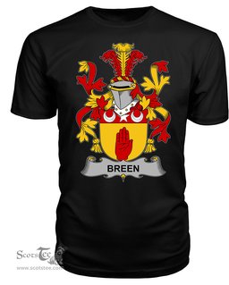 ScotsTee Breen or O'Breen Coat Of Arms Family Crest Fighting Irish III T Shirt