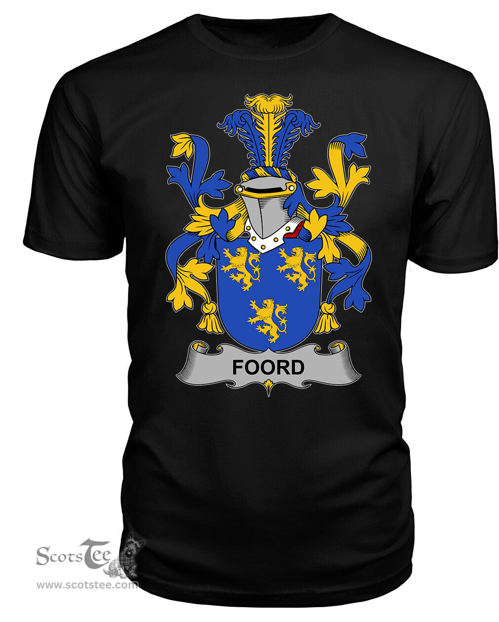 ScotsTee Foord Coat Of Arms Family Crest Fighting Irish III T Shirt
