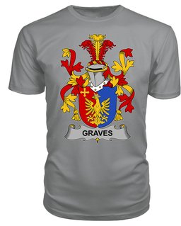 ScotsTee Graves or Greaves Coat Of Arms Family Crest Fighting Irish III T Shirt