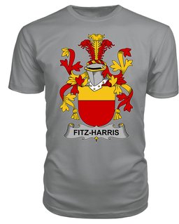 ScotsTee Fitz-Harris Coat Of Arms Family Crest Fighting Irish III T Shirt