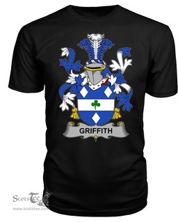 ScotsTee Griffith Coat Of Arms Family Crest Fighting Irish III T Shirt