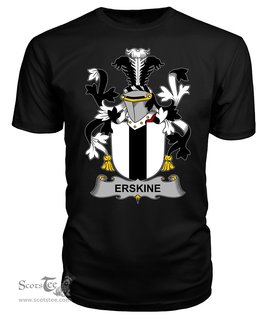 ScotsTee Erskine Coat Of Arms Family Crest Fighting Irish III T Shirt