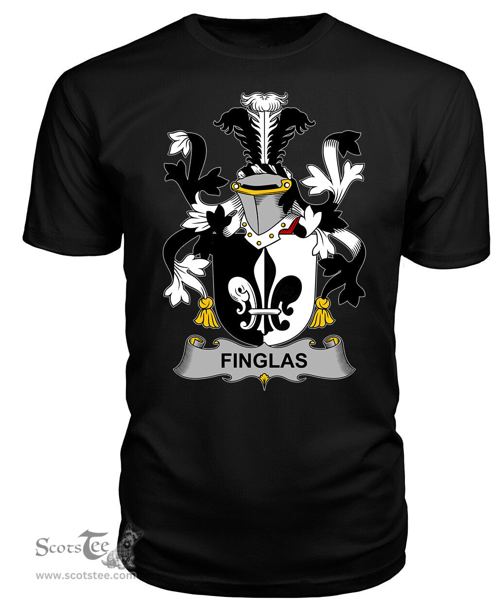 ScotsTee Finglas Coat Of Arms Family Crest Fighting Irish III T Shirt