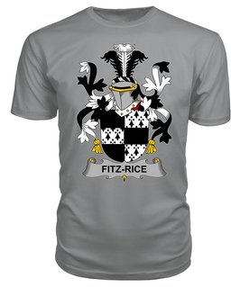 ScotsTee Fitz-Rice Coat Of Arms Family Crest Fighting Irish III T Shirt