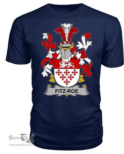 ScotsTee Fitz-Roe Coat Of Arms Family Crest Fighting Irish III T Shirt