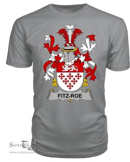 ScotsTee Fitz-Roe Coat Of Arms Family Crest Fighting Irish III T Shirt