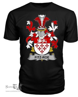 ScotsTee Fitz-Roe Coat Of Arms Family Crest Fighting Irish III T Shirt