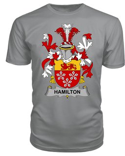 ScotsTee Hamilton Coat Of Arms Family Crest Fighting Irish III T Shirt