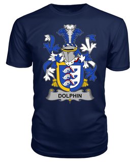 ScotsTee Dolphin or Dolphyn Coat Of Arms Family Crest Fighting Irish III T Shirt