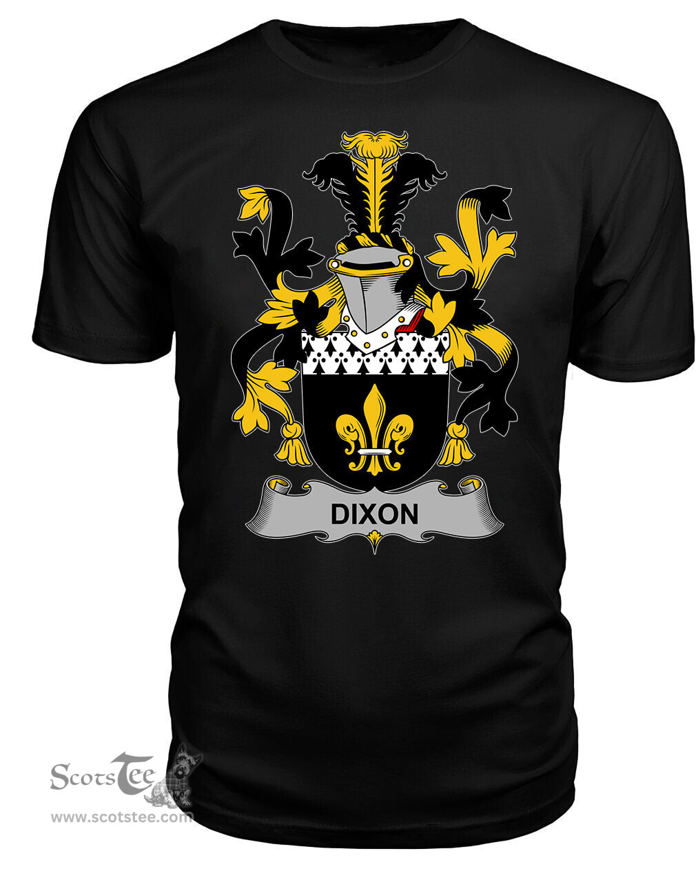 ScotsTee Dixon Coat Of Arms Family Crest Fighting Irish III T Shirt