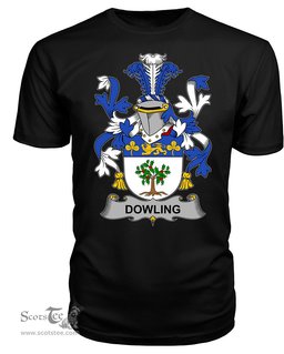 ScotsTee Dowling or O'Dowling Coat Of Arms Family Crest Fighting Irish III T Shirt