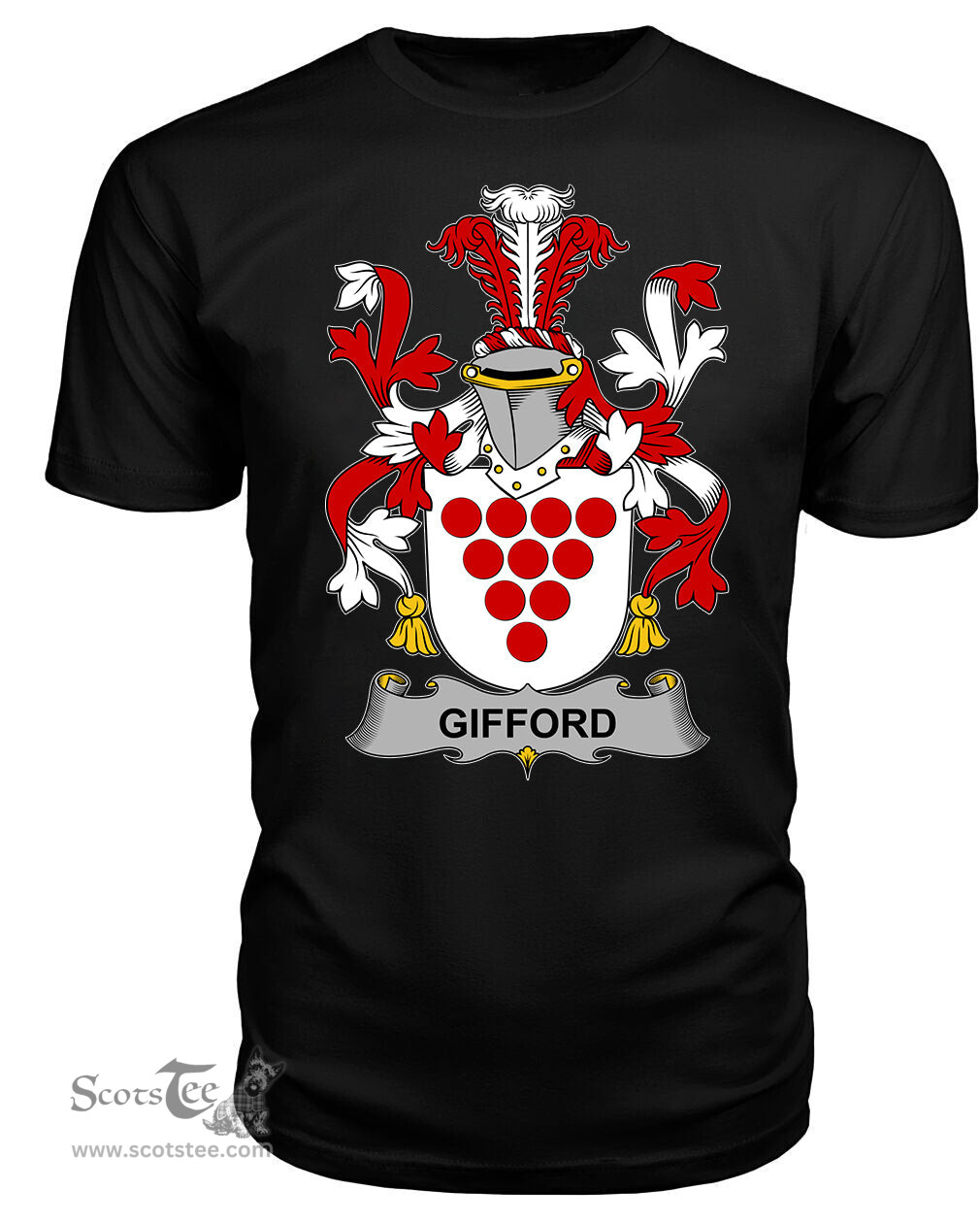 ScotsTee Gifford Coat Of Arms Family Crest Fighting Irish III T Shirt