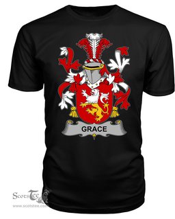 ScotsTee Grace Coat Of Arms Family Crest Fighting Irish III T Shirt
