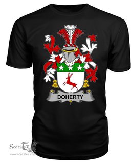 ScotsTee Doherty or O'Doherty Coat Of Arms Family Crest Fighting Irish III T Shirt